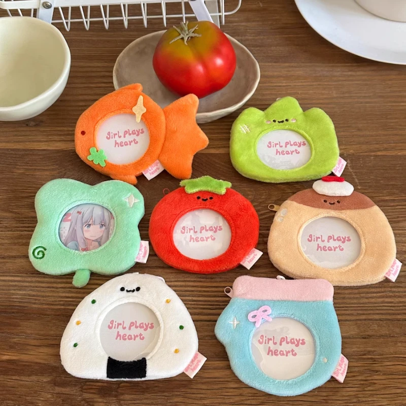 

Kawaii Pudding Pins Storage Bags Cute Animal Plush Organizer for Women Cartoon Anime Doll Protective Bags Japan Style 2026 New