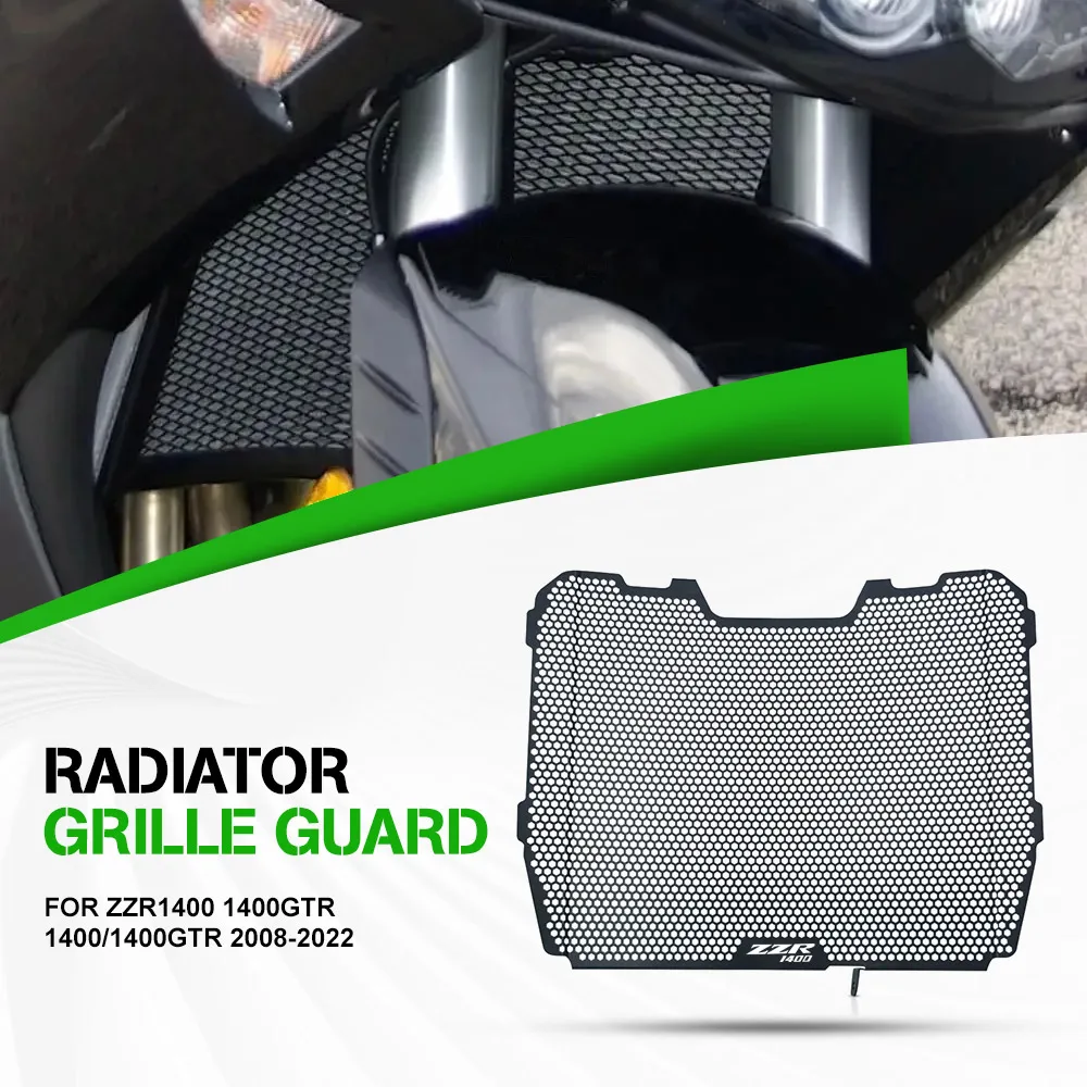 

2023 2024 2025 For Kawasaki ZZR1400 1400GTR 1400/1400GTR 2008-2022 GTR1400 Accessories Radiator Grille Guard Cover Protector