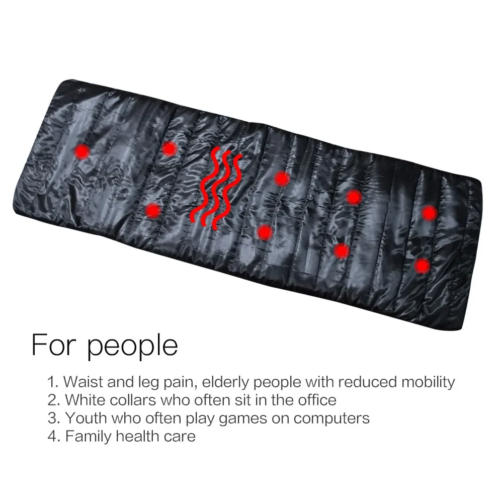 Massage Mat Body Massager Vibration Massager for Arm Back Waist Shoulder Cushion Pain Spike Acupuncture Mat Relief Pain Therapy