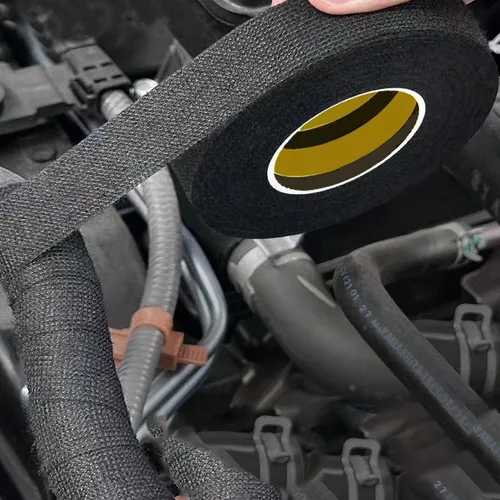 Imagen 2 del producto Cinta ignífuga resistente al calor de 150/15M, cintas adhesivas de tela para el hogar, Cable de coche, paquete de protección de telar de 8MM, 15MM y 19MM