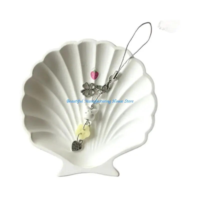 E56A حزام الهاتف المصنوع يدويًا، حبل الهاتف، ملحقات الموضة الملونة للهواتف والحقيبة