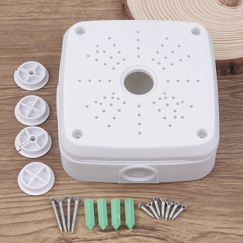 Plastic Waterproof Junction Box Universal CCTV Camera Electrical Wiring Outdoor Protective Accessory