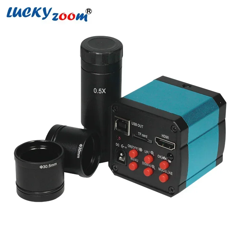 14MP CMOS USB2.0 ستيريو المجهر كاميرا الصناعة الرقمية مجهر الإلكترونية HD كاميرا فيديو العين 0.5X C-mount لين