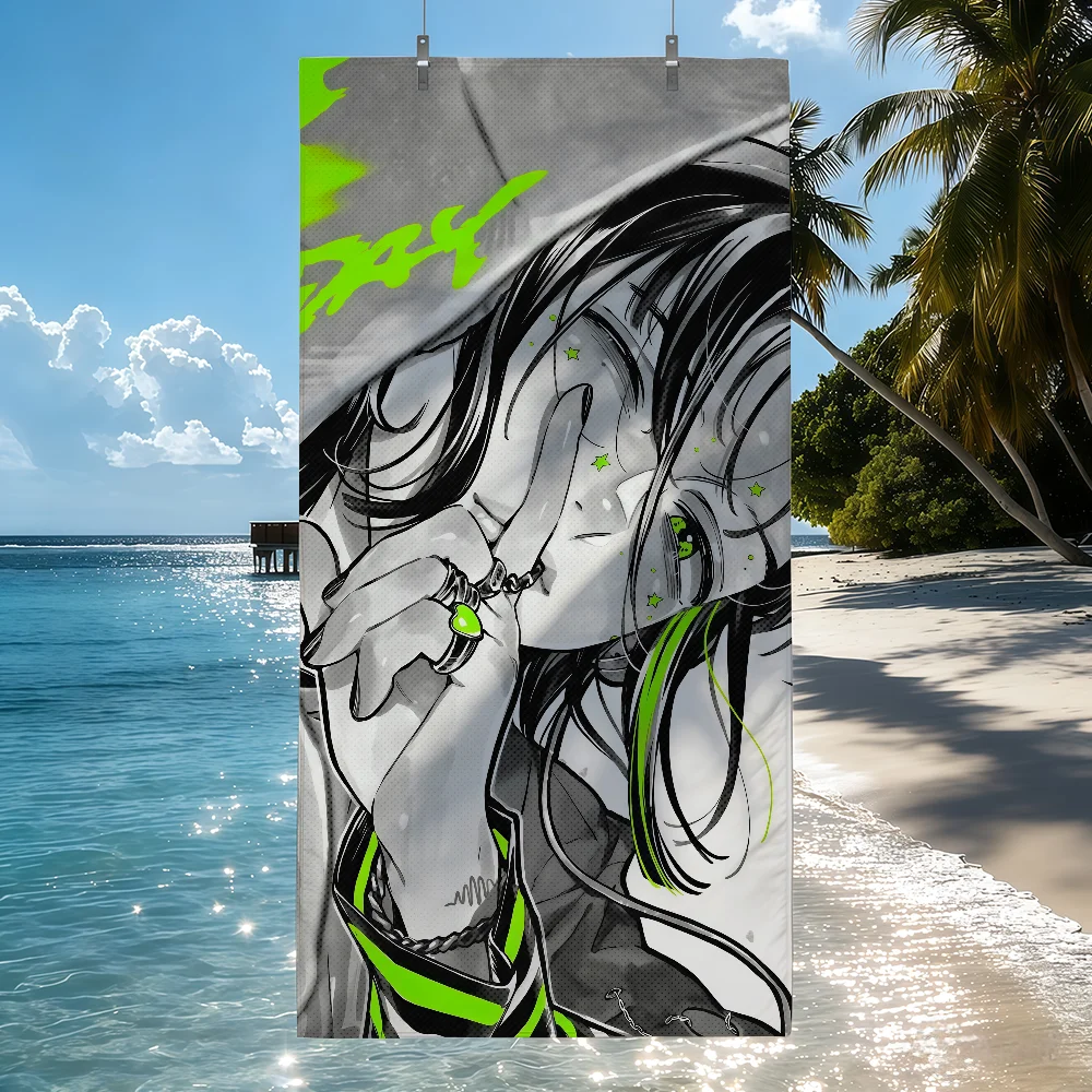 The Guy She Was Interested in Wasn't a Guy at All Towel Sports Quick Dry Travel Camping Sandproof Soft Light Large Beach Towel