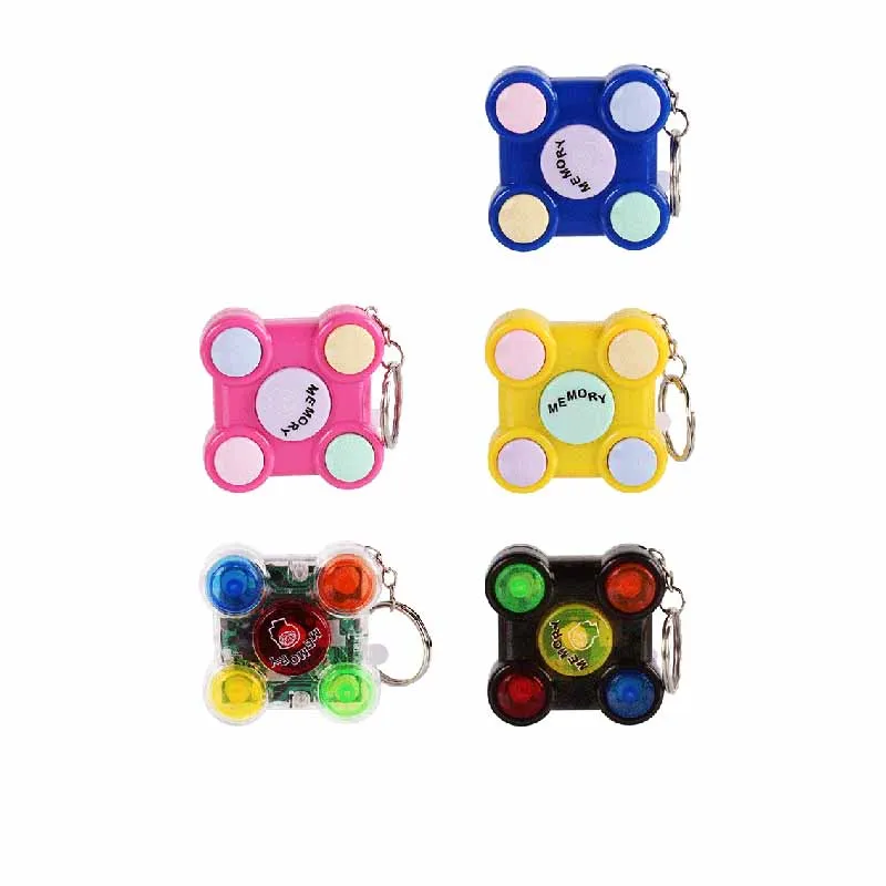 Children's Mini Handheld Memory Game Machine Toy Keychain Pendant Decorative Children's Stress Relieving Toys Funny Gifts