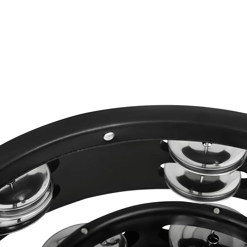 

Double Row Tambourine Hand Bell For Adults Sturdy Durable Percussion Musical Instrument Small Portable Party Dance Hand Bells