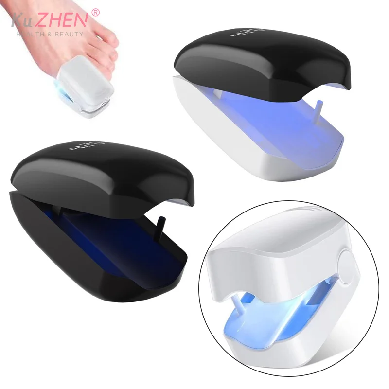 1PCS Dispositivo per il trattamento dei funghi delle unghie 905nm Luce a infrarossi 460nm Luce blu 7 minuti Trattamento delle unghie Riparazione Onicomicosi Cura del piede