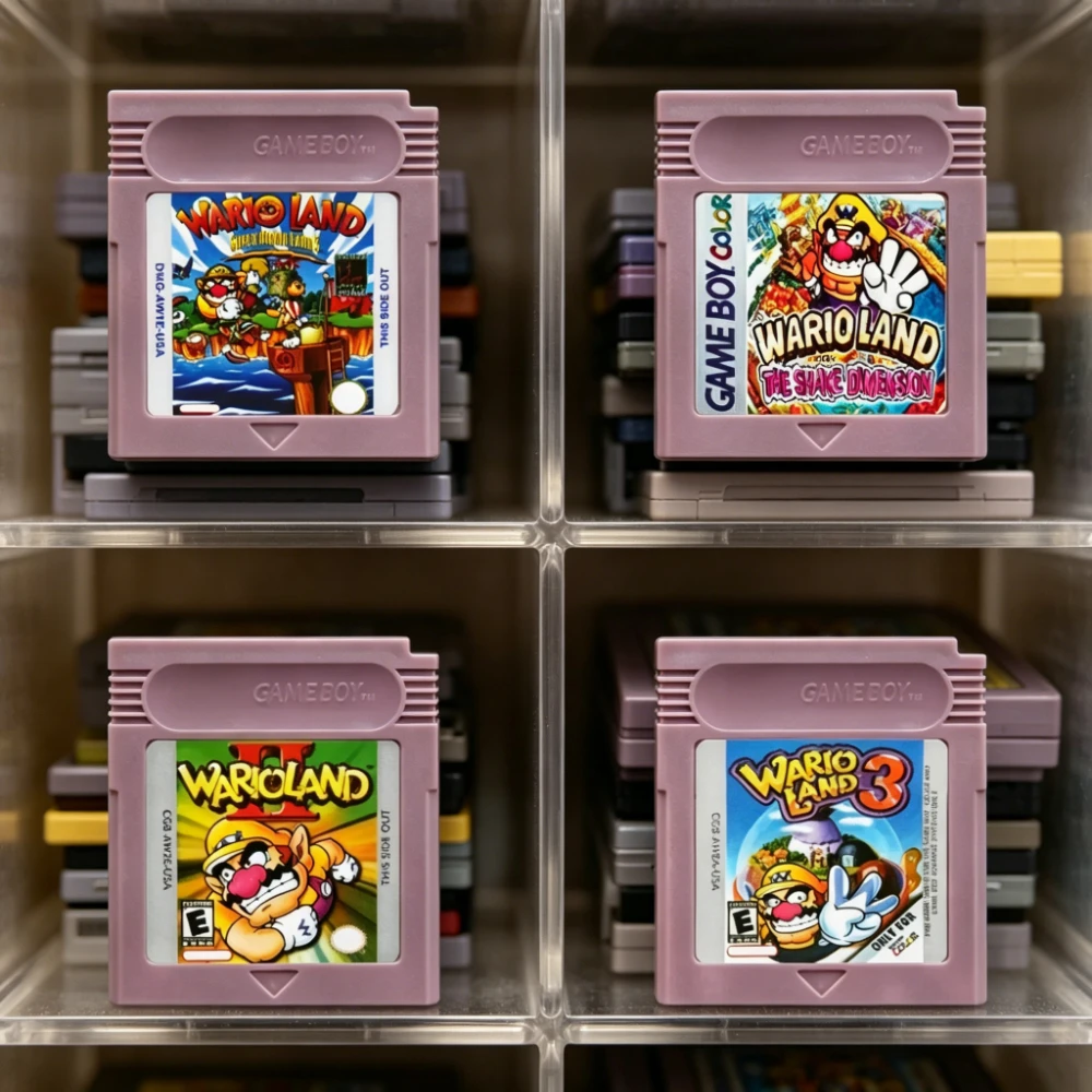 USA GBC 16 Bit Game Video Game Cartridge Console16 Bit Game Card Wario Land Donkey Kong Wario Land 2 Yoshi for GBC/GBA view 5