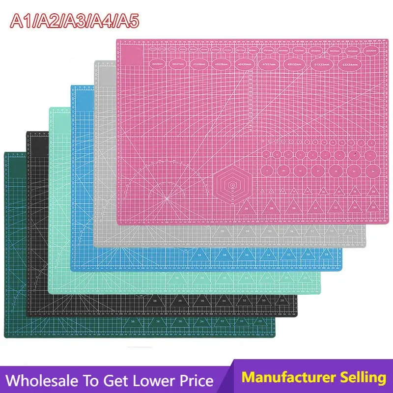 Cutting Mats PVC Self Healing Mouse Pad Double Sided Sewing Crafts Hobby DIY Handmade Painting Writing Board Table Mat 23
