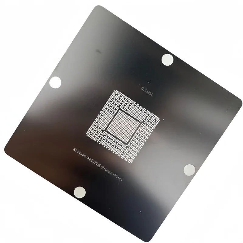 BGA Reballing stencil RTX3050 RTX3050TI GN20-P0-R-K2-A1 GN20-P0-R-K1-A1 GN21-X4-A1 GN21-X6-A1 GN20-P0-D-A1 GN21-X2-K1-A1