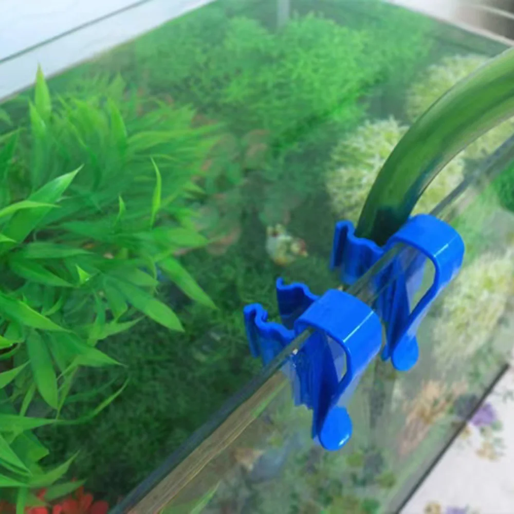 Aquarium Filtration Water Pipe Filter Hose Holder Home Brew Bucket Clip Pipe Syphon Tube Flow Control Wine Beer Clamp Fish Tools