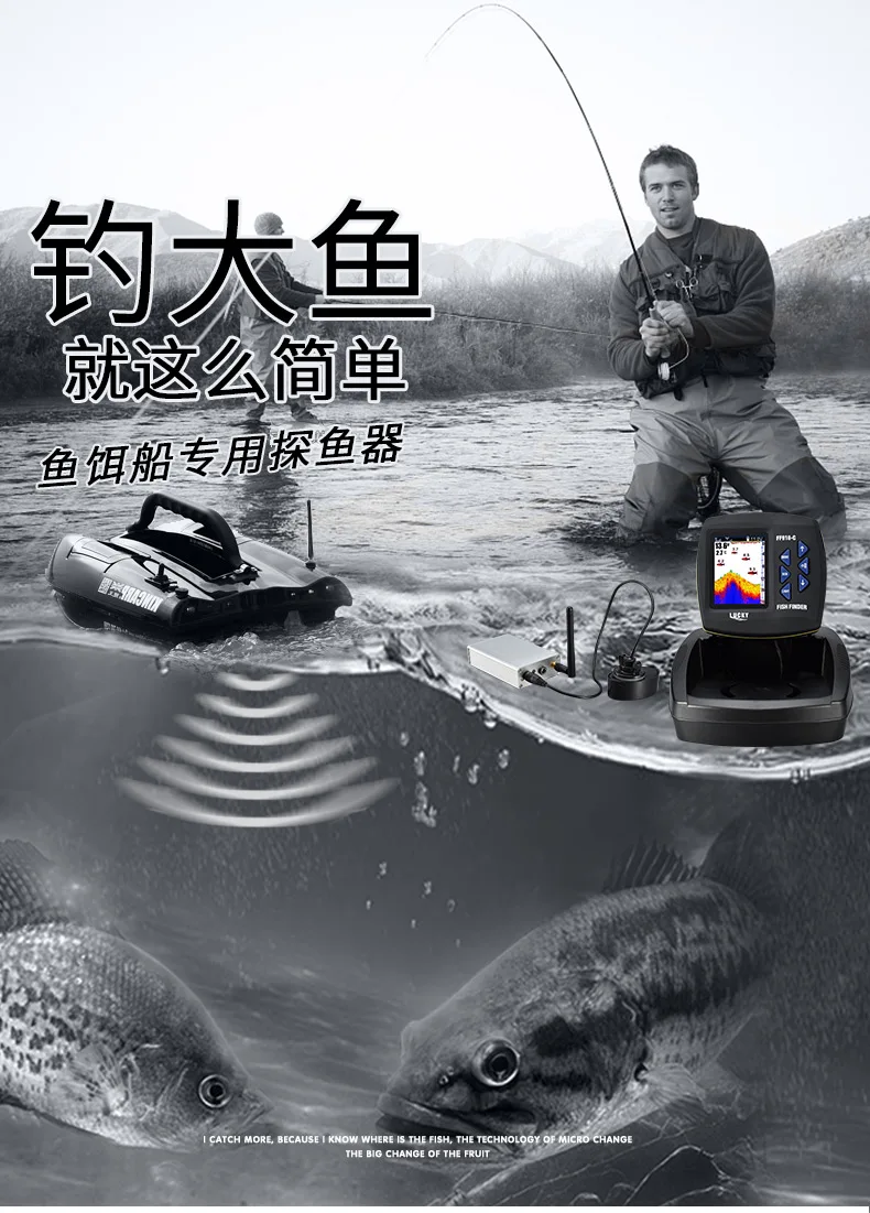 pesci intelligenti con grande schermo a colori