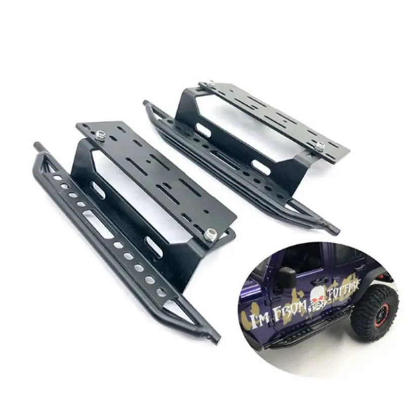 

Комплект из 2 металлических имитационных боковых педалей (313 мм) для внедорожника SCX10 90046 1:10, модель Wrangler