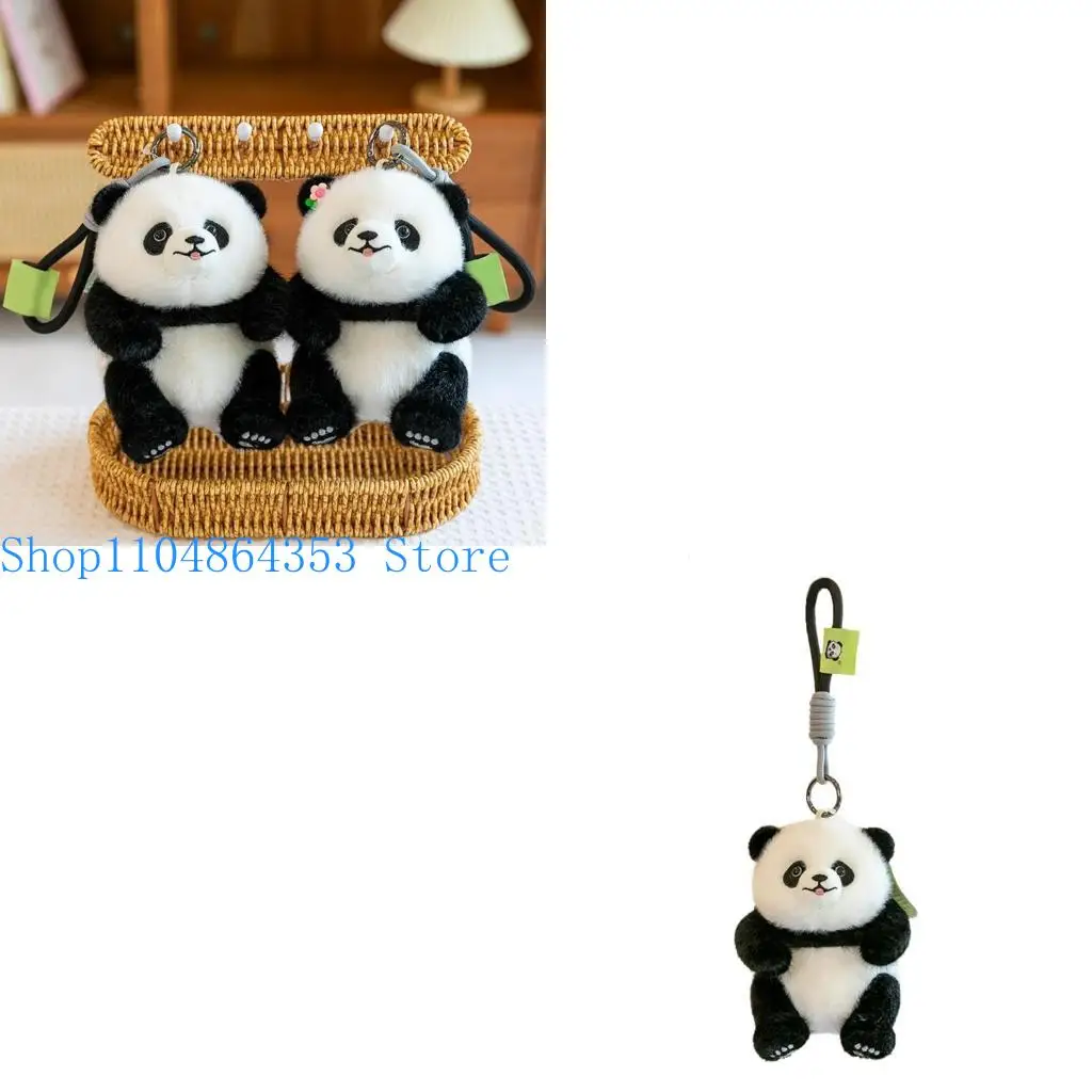 

652F Fashionable Sturdy PP Cotton Keychain Unique Designs for Car Keys and Bags