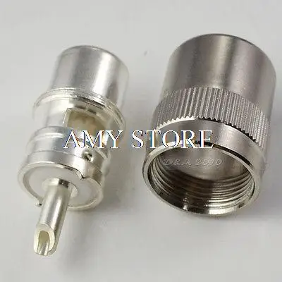 UHF PL259 SO239 male twist-on connector LMR400 RG8