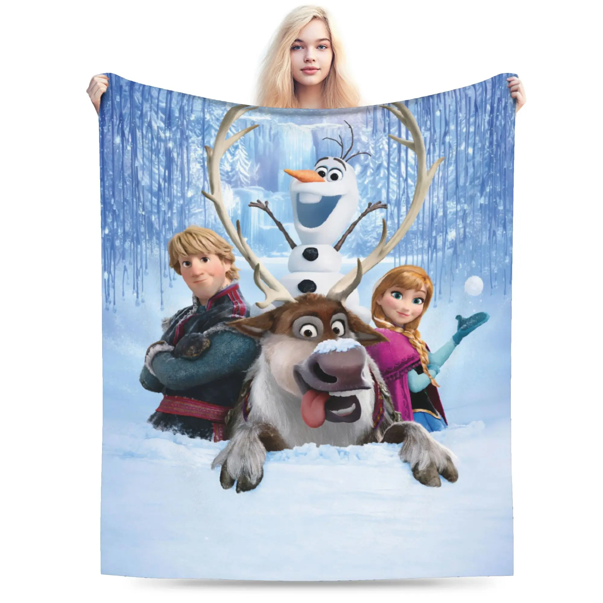 

Одеяла принцессы Эльзы и Анны «Холодное сердце», фланелевые всесезонные дышащие тонкие одеяла для постельного белья, постельные принадлежности для спальни, пледы