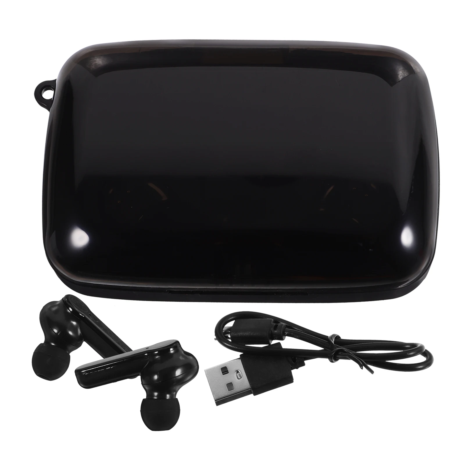 

1 Set Of Smart Touch Control Wireless Earbuds Charging Case, Noise Reduction Low Latency Waterproof Stereo In-Ear Headset For