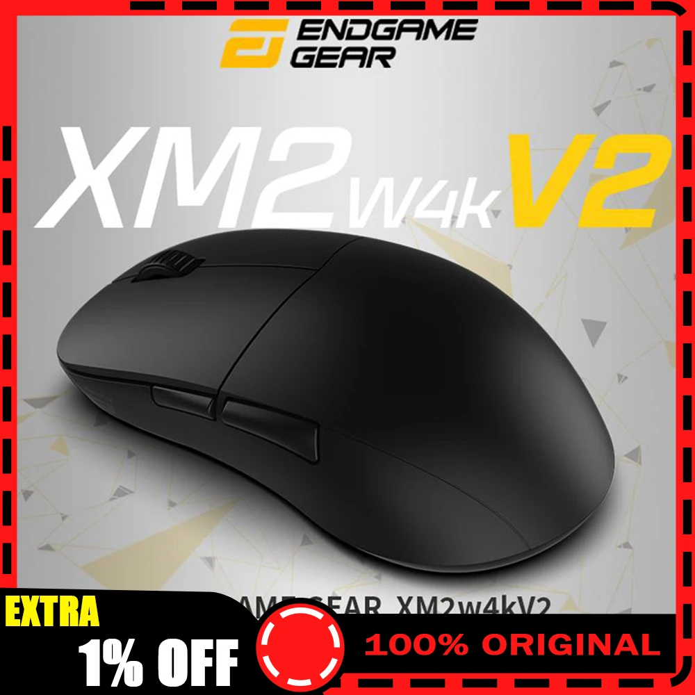 

Endgame Gear XM2w 4K V2 Мышь Двухрежимная беспроводная мышь Paw3950 4000 Гц Скорость заката Легкие игровые мыши Аксессуары для ПК