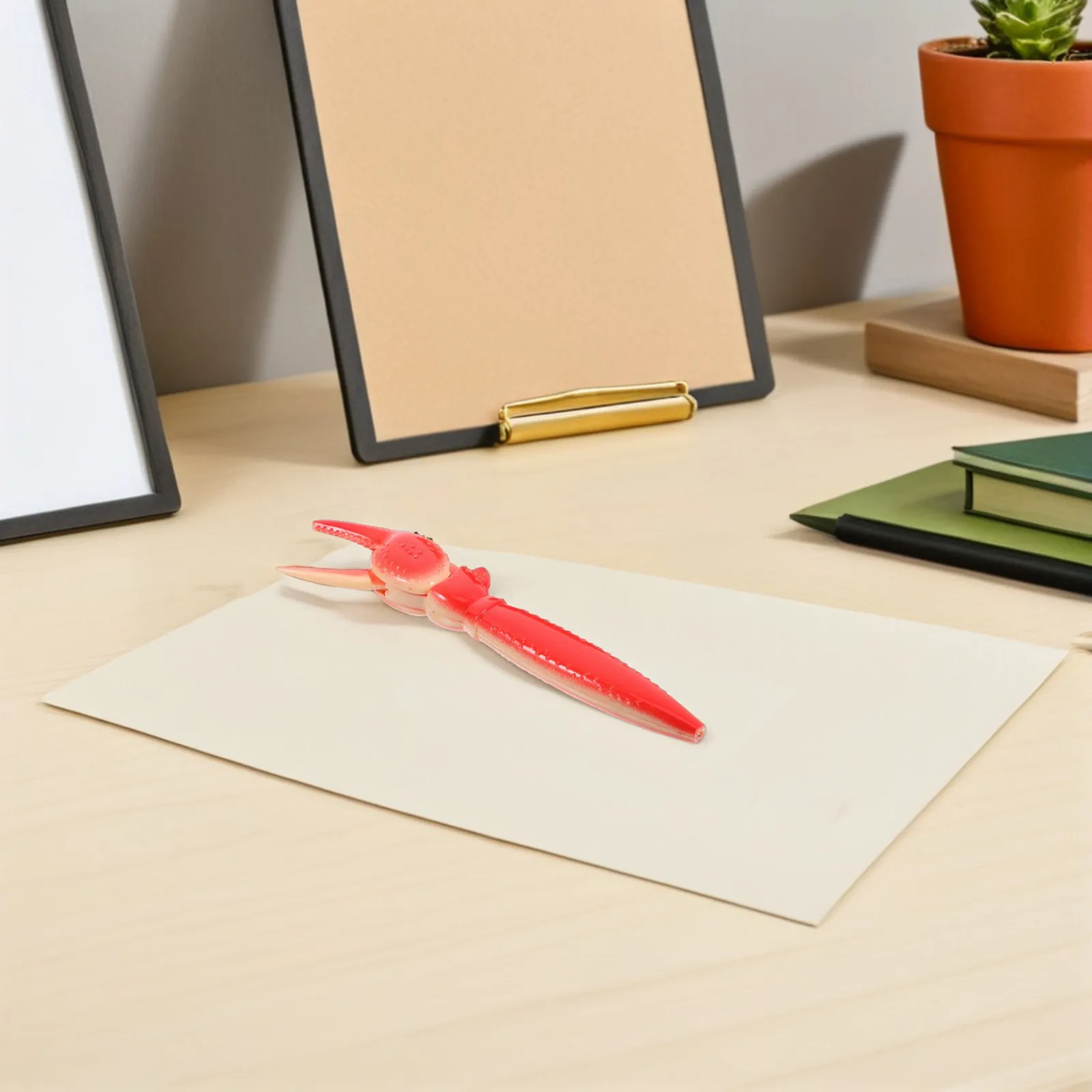 

6Pcs Crab Claw Pens Creative Ballpoint Black Ink Smooth Writing Tool Ocean Theme Classroom Rewards Student Stationery