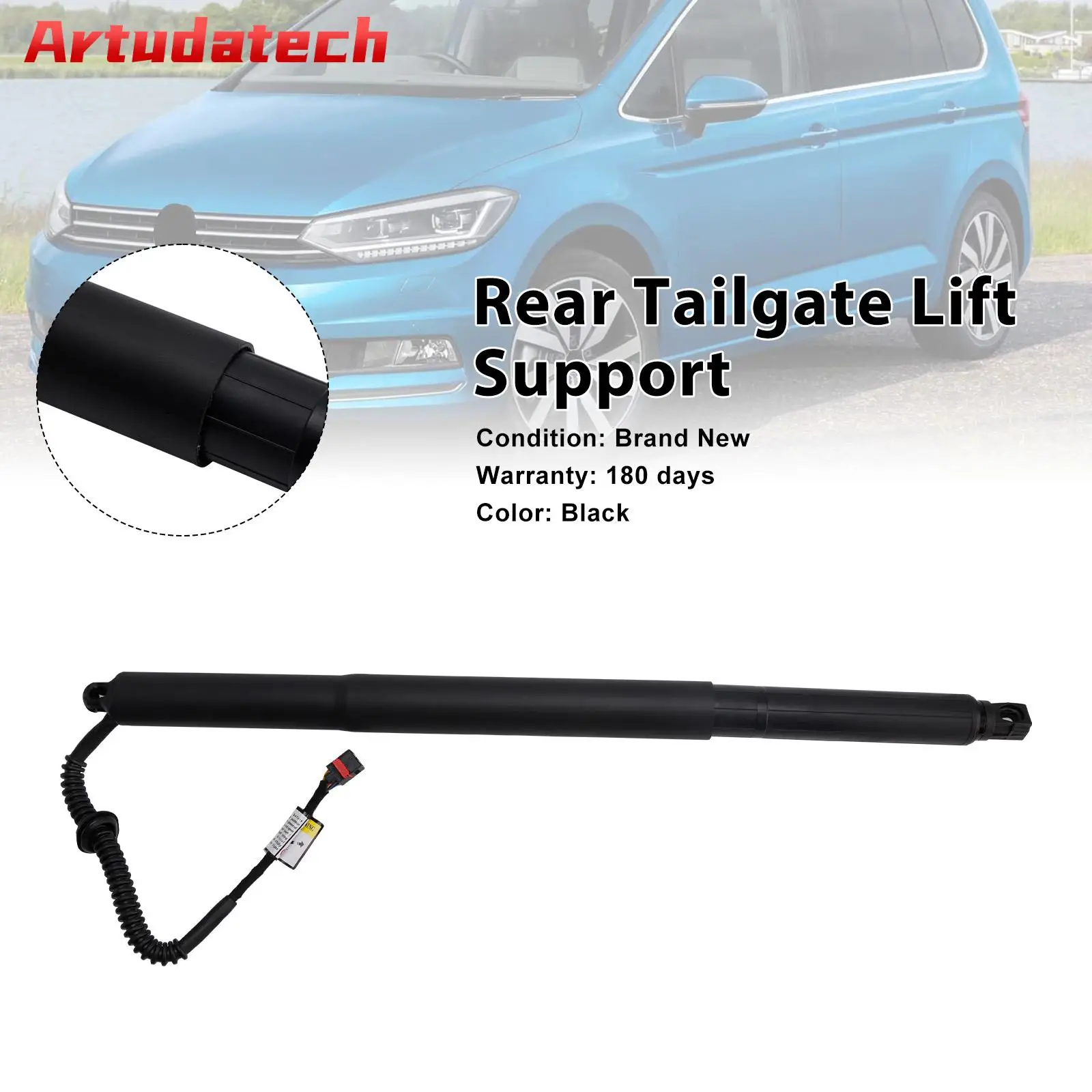 Artudatech 1PCS Rear Electric Tailgate Gas Strut 5TA827851A Fit for VW Touran 5T1 2015 2016 2017 2018 2019 2020 2021 2022 2023