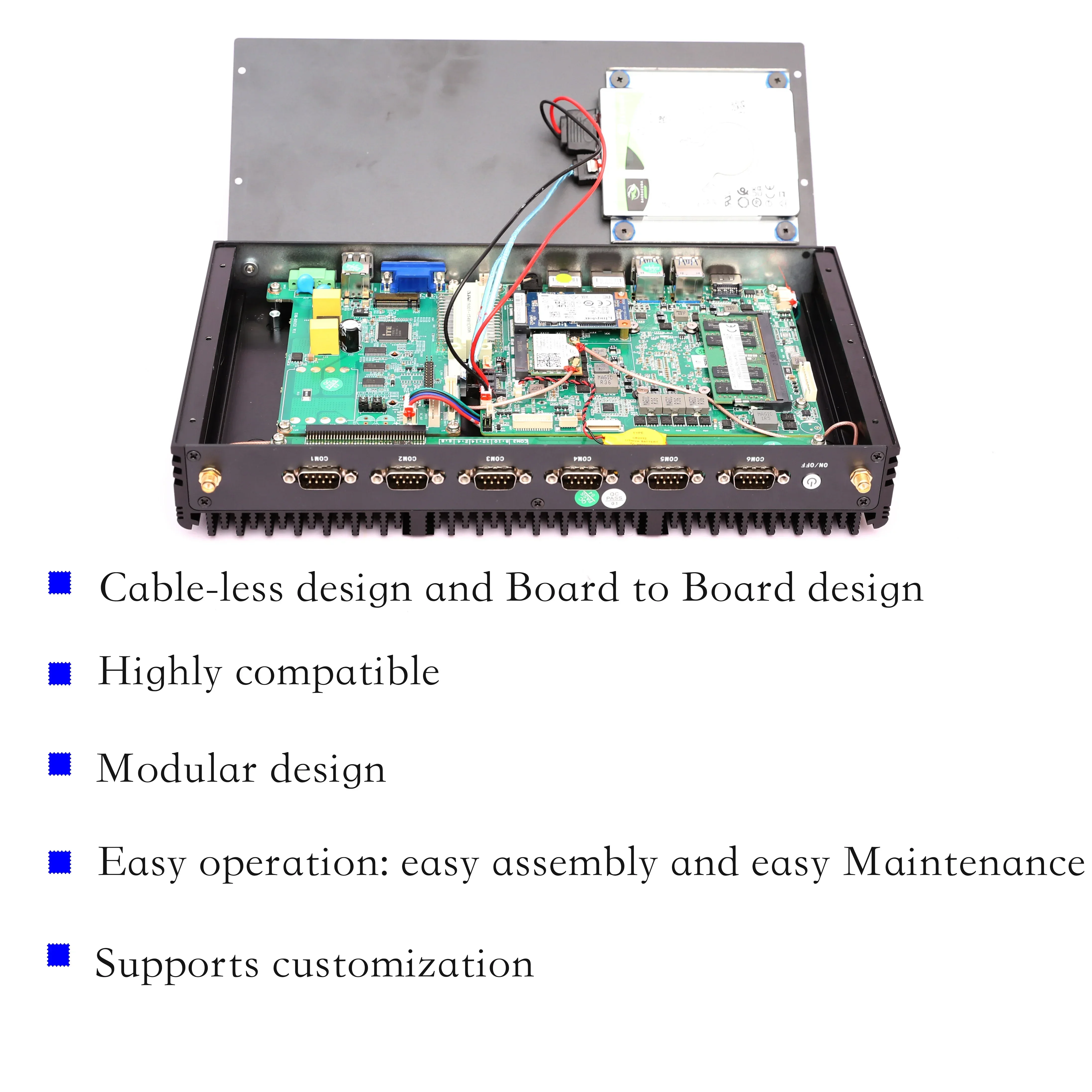 

Мини-ПК Micro PC на базе Intel Core i5-7200U 7-го поколения, 2 LAN, 6 USB, Ubuntu/Win 10, безвентиляторный, промышленный мини-компьютер