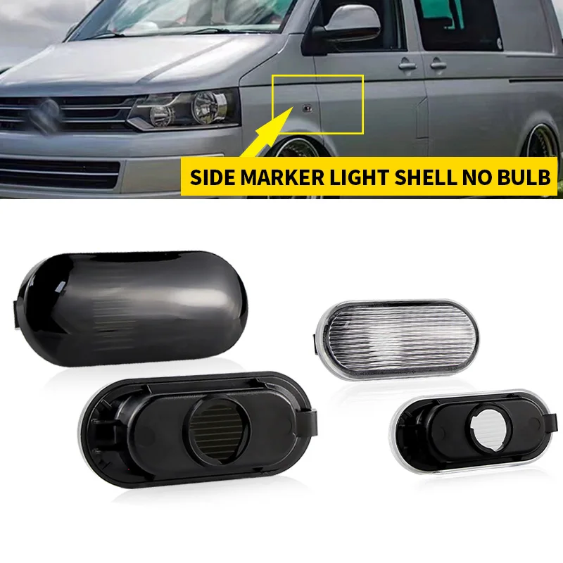 2Pcs Side Marker Lights Turn Signal Lamp Housing No bulb For VW Golf 3 4 MK3 MK4 Passat 3BG Polo 6N 9N Bora Vento SEAT I