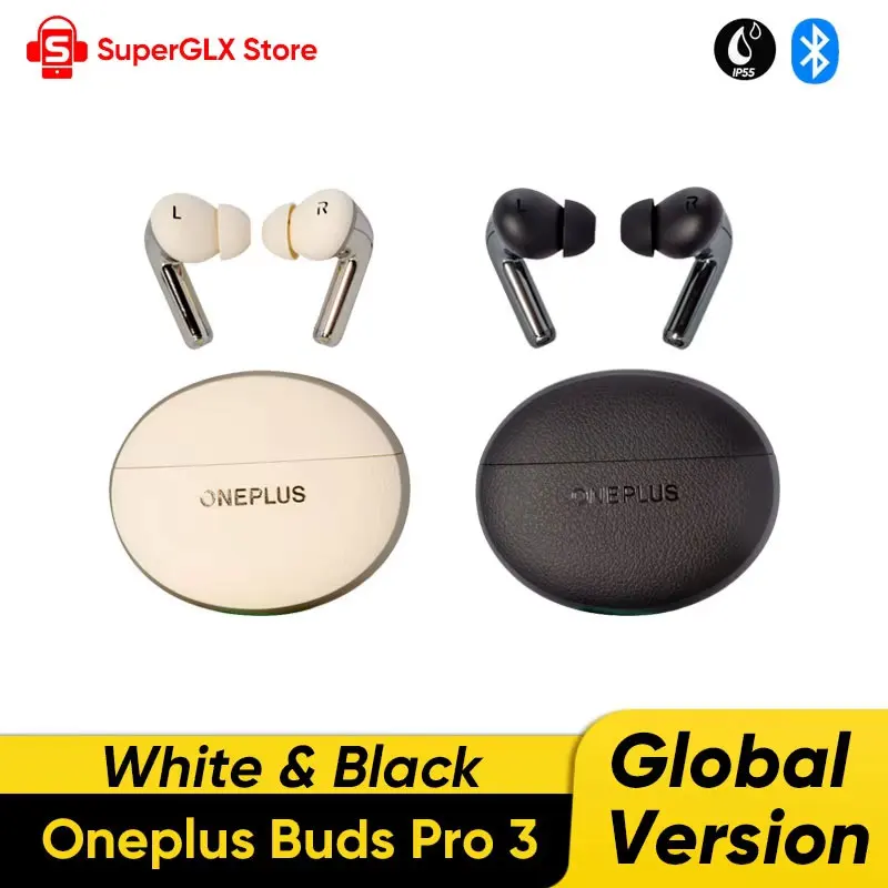 2024 New Global Version Oneplus Buds Pro 3 TWS Bluetooth Earphone 50dB Active Noise Canceling 43h Battery Life For Oneplus12 12R