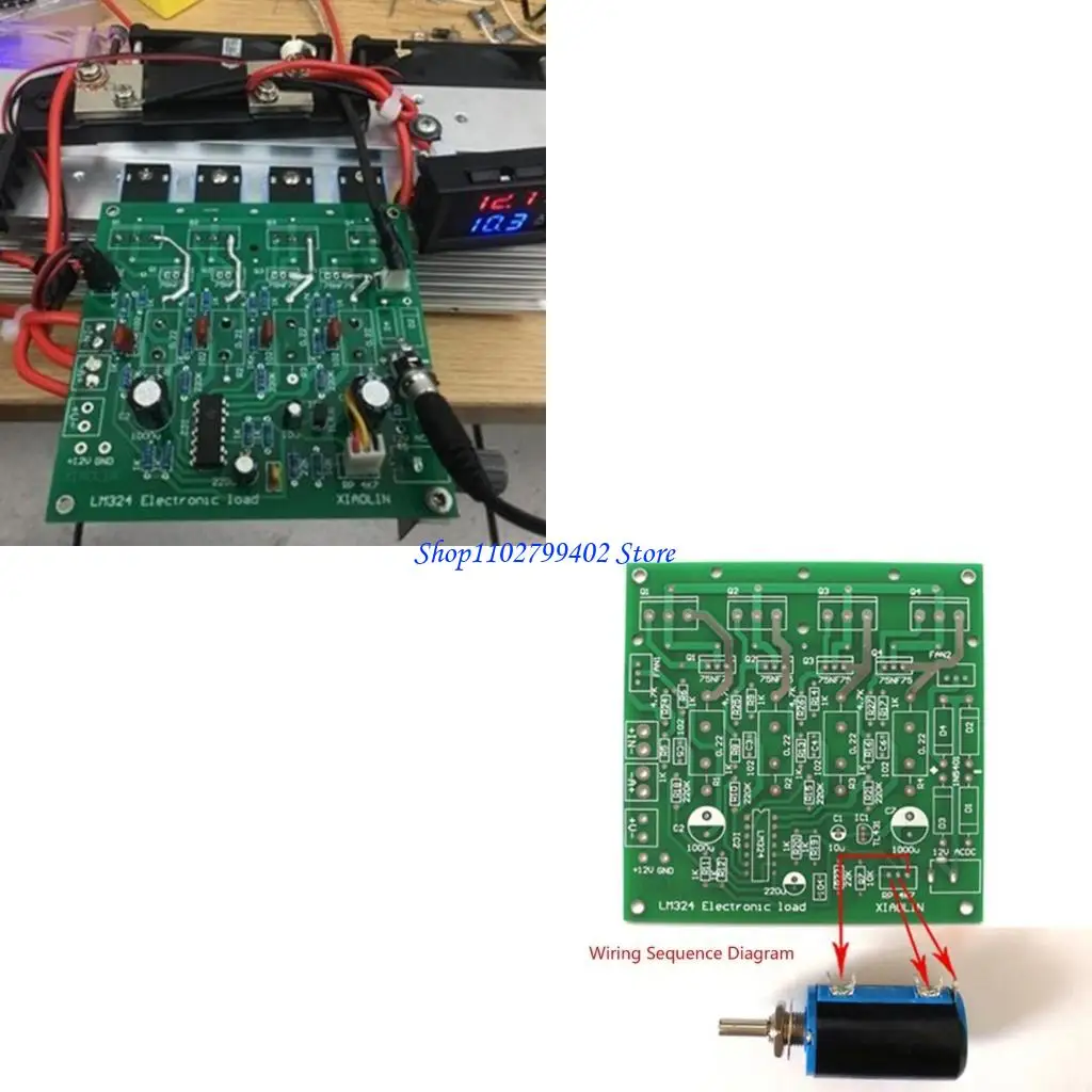 547f-diy-電子負荷電源-150-ワットシンプルな電子負荷キット電源-150-ワット-10a-60-v-25a-バッテリー容量テスターブレッドボード