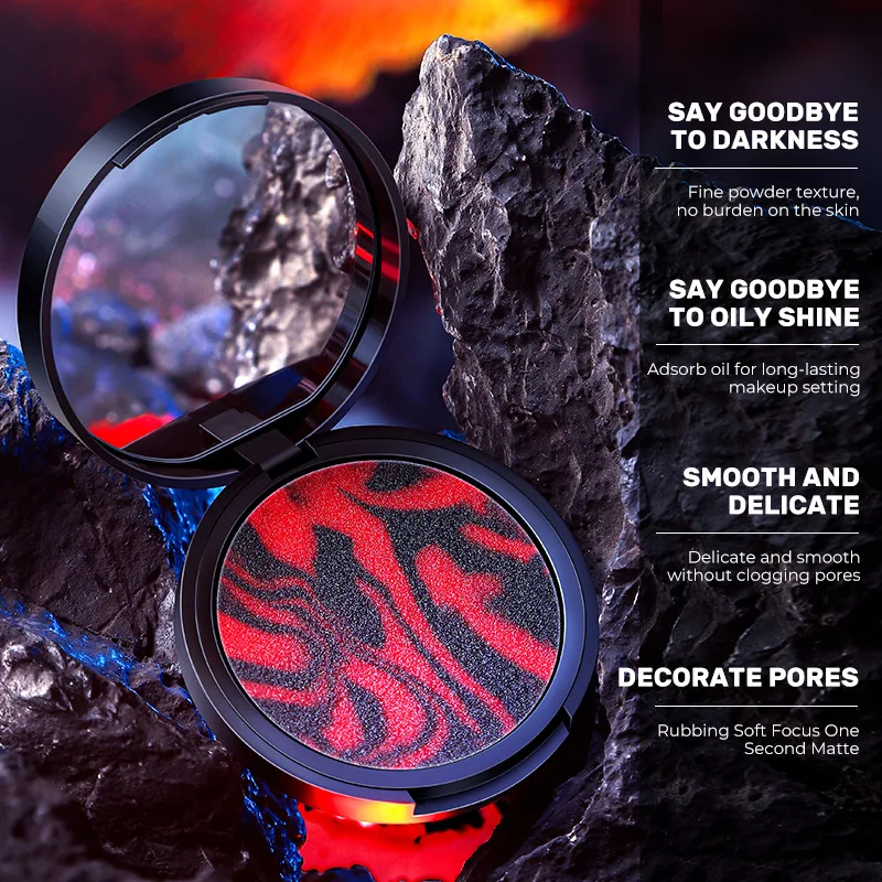 Setting Powder Oil Makeup Blush Palette Cosmetic Multi-Colored Bright Light Long Lasting Natural Glow Face Loose Powder Makeups