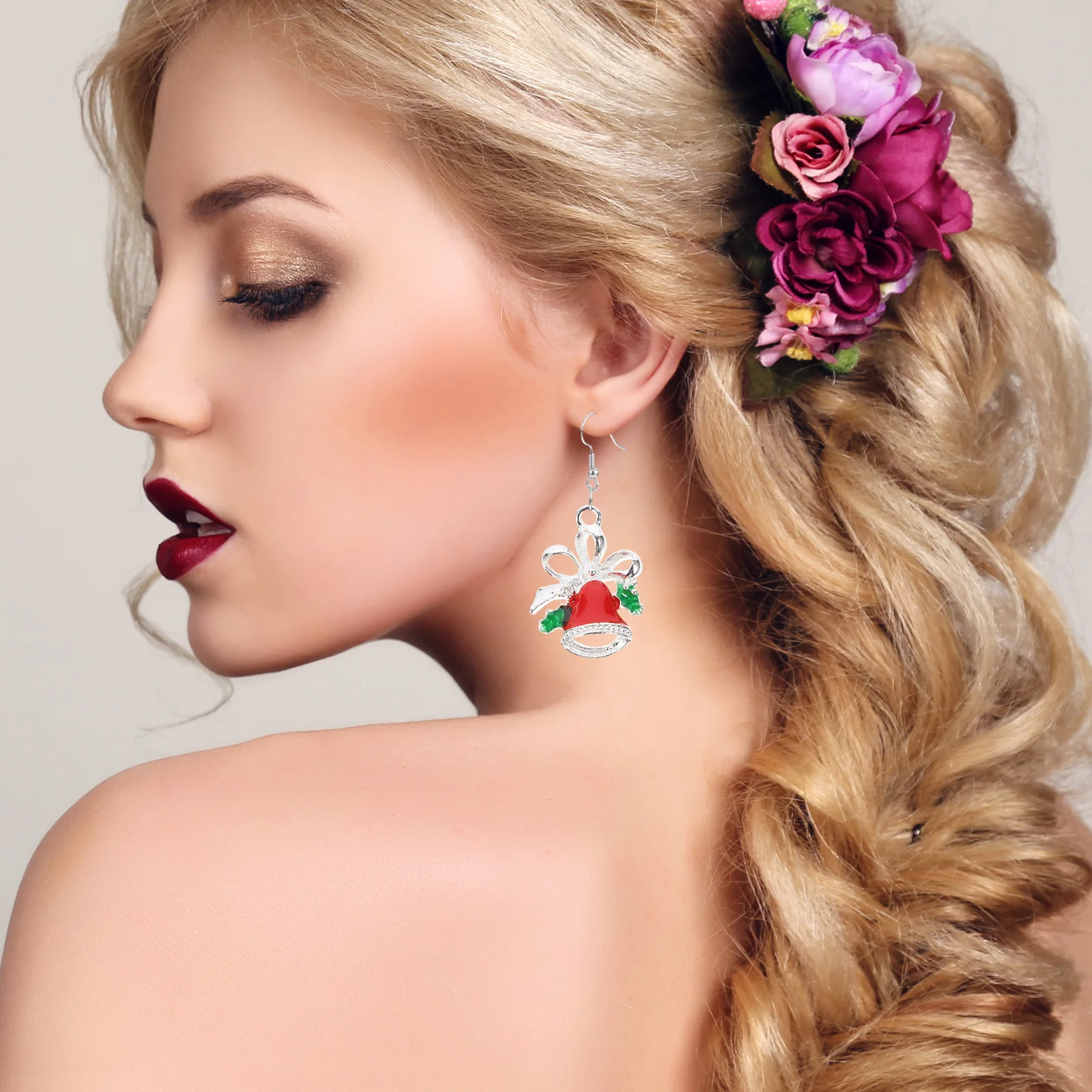 15 قطعة ديكور عيد الميلاد قطرة الزيت قلادة سبيكة سحر المعلقات مجوهرات قابلة للنفخ #5