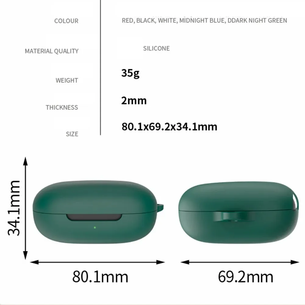 Suitable for SHOKZ OPENFIT AIR headset New Dustproof Silicone Case Washable Anti-fall Buds Cover Soild Color Earbuds Sleeve