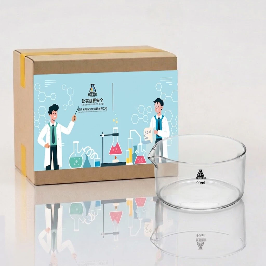 1pcs Lab Glass Crystallizing Dishes 60/90/100/125/150/180/200/230mm O.D with Spout Crystallization Experiment