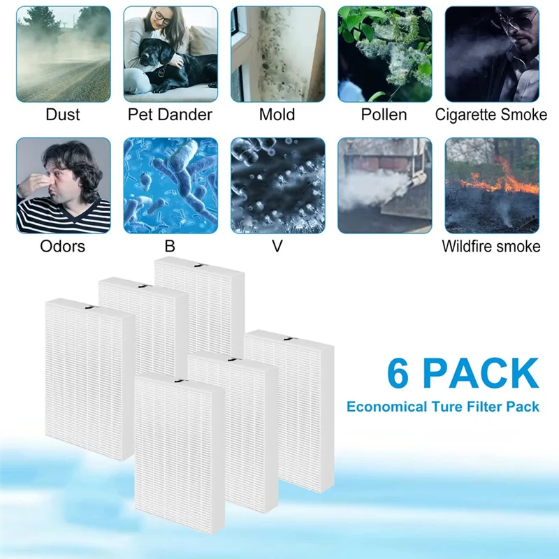 

ABUD-8PCS HEPA-фильтр R Запасные части для очистителей воздуха серии Honeywell HPA300 HPA300, HPA300VP HPA304 HPA3300 HPA5300 HPA8350