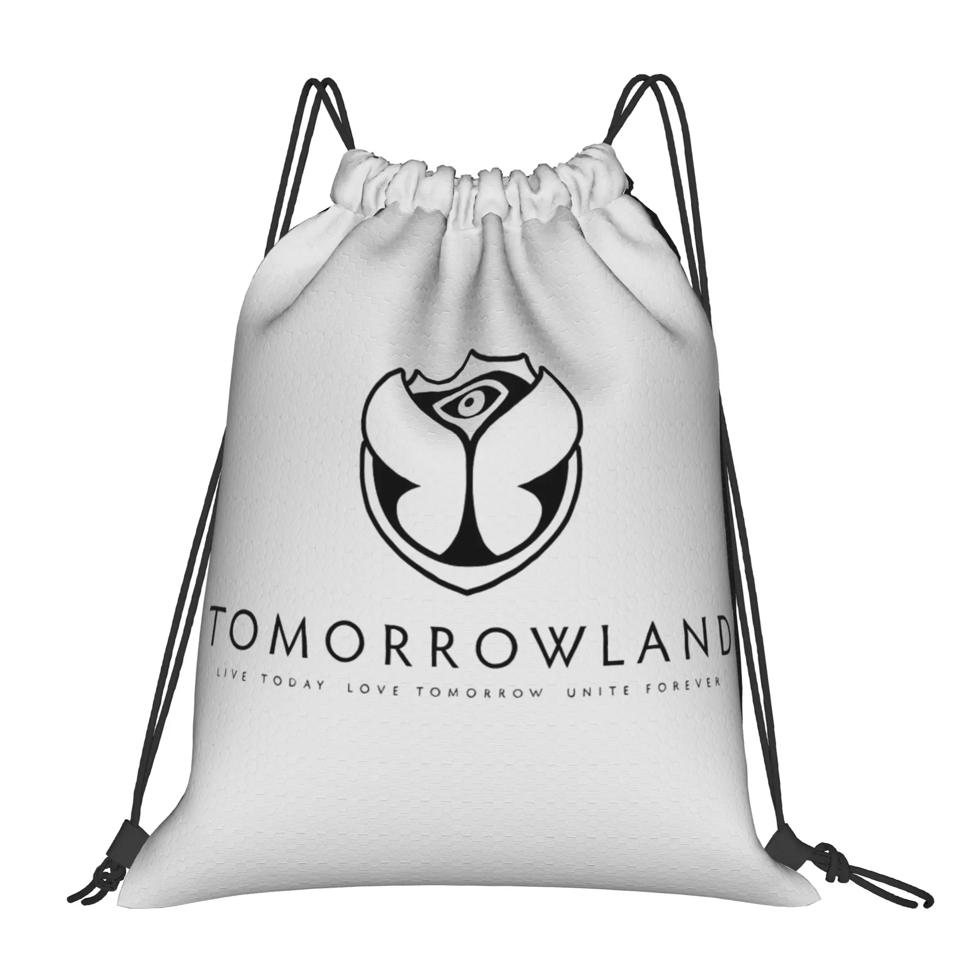 

Сумка на шнурке, рюкзак для фестиваля Tomorrowlands, легкий спортивный рюкзак для фитнеса, сумки на шнурке для женщин
