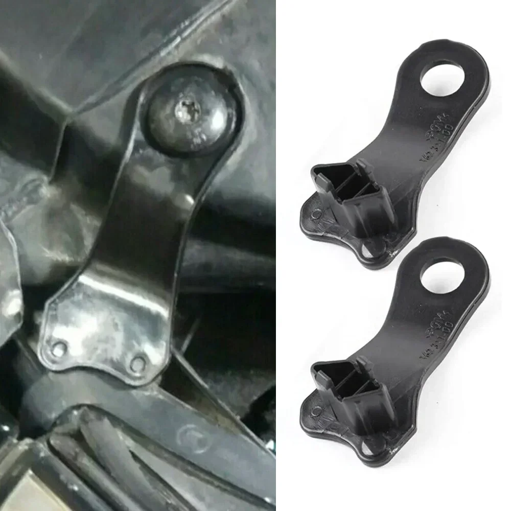 1 Pair Car Halogen Headlight Brackets: Repair Clips for BMW 5 Series E60 E61 2003-2010 (63126949633, 63126949634)