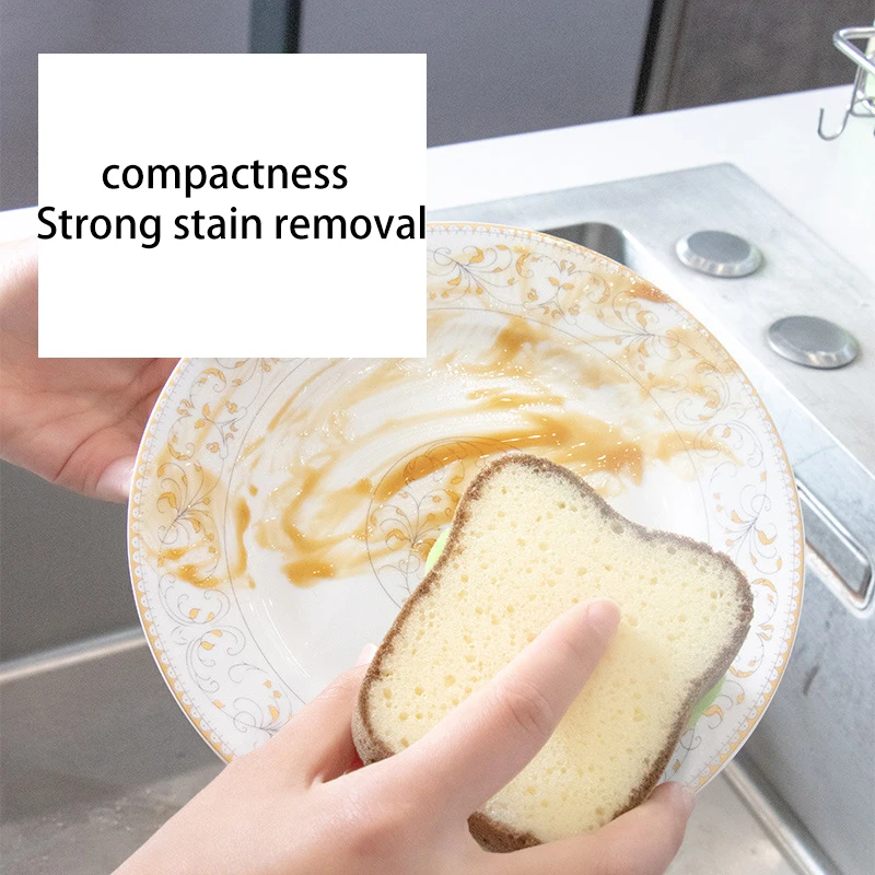 

Sandwich Cleaning Wipes Kitchen Essentials Grease Cleaner Triple Layer Design Powerful Degreasing Dish Cloth 1PCS