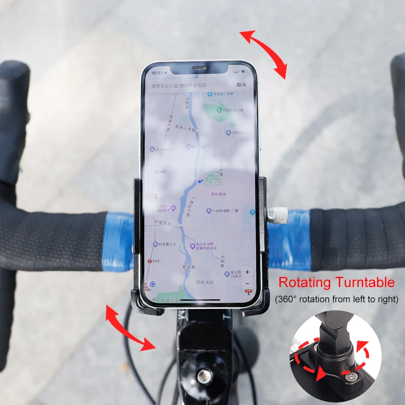 GUB Plus 22 Bicycle Mobile Phone Holder Road Bike One Piece Handlebar Special Holder Multi-functional Expansion Phone Mount