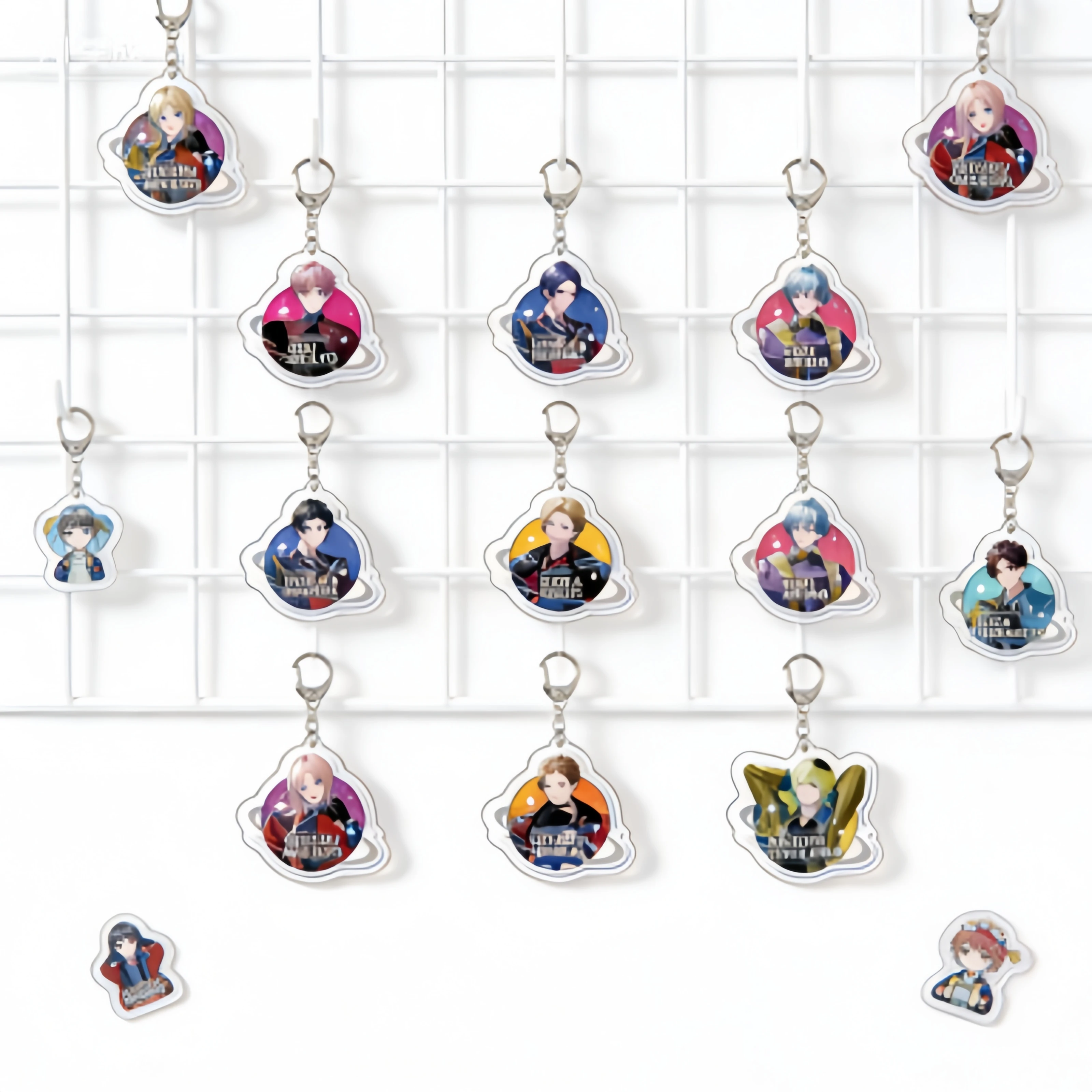 Decor Lighting Phone Number - チャームアニメBREAK MY CASEキーホルダーアクリルペンダントキーホルダーコスプレグッズコレクションギフトHD卸売6CMスマホデコレーション
