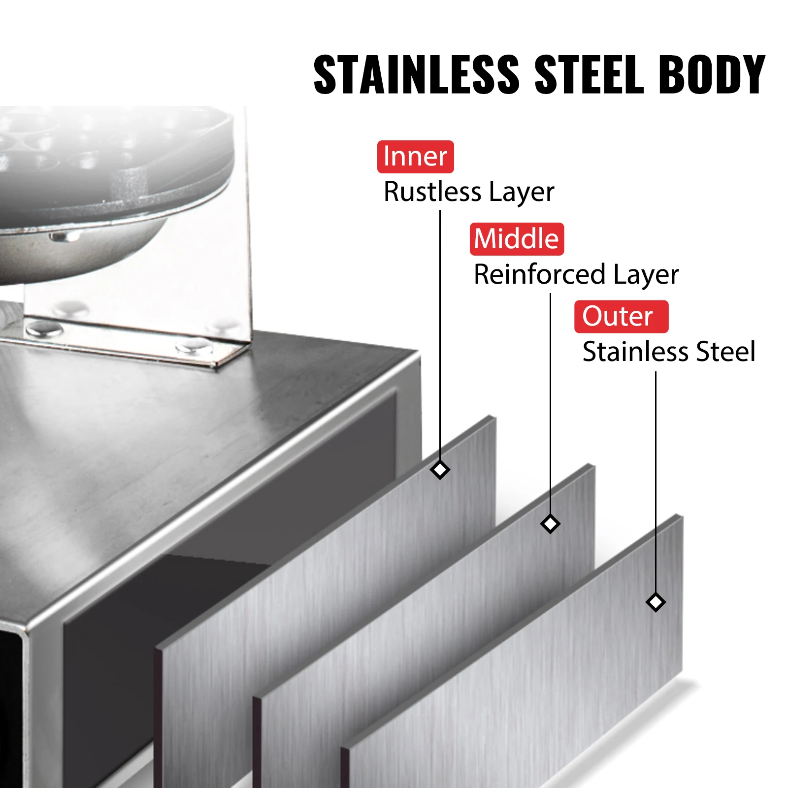 VEVOR Commercial Bubble Waffle Maker with 180° Rotatable 2 Pans & Wooden Handles Egg Bubble Maker Easy to Clean for Home Use