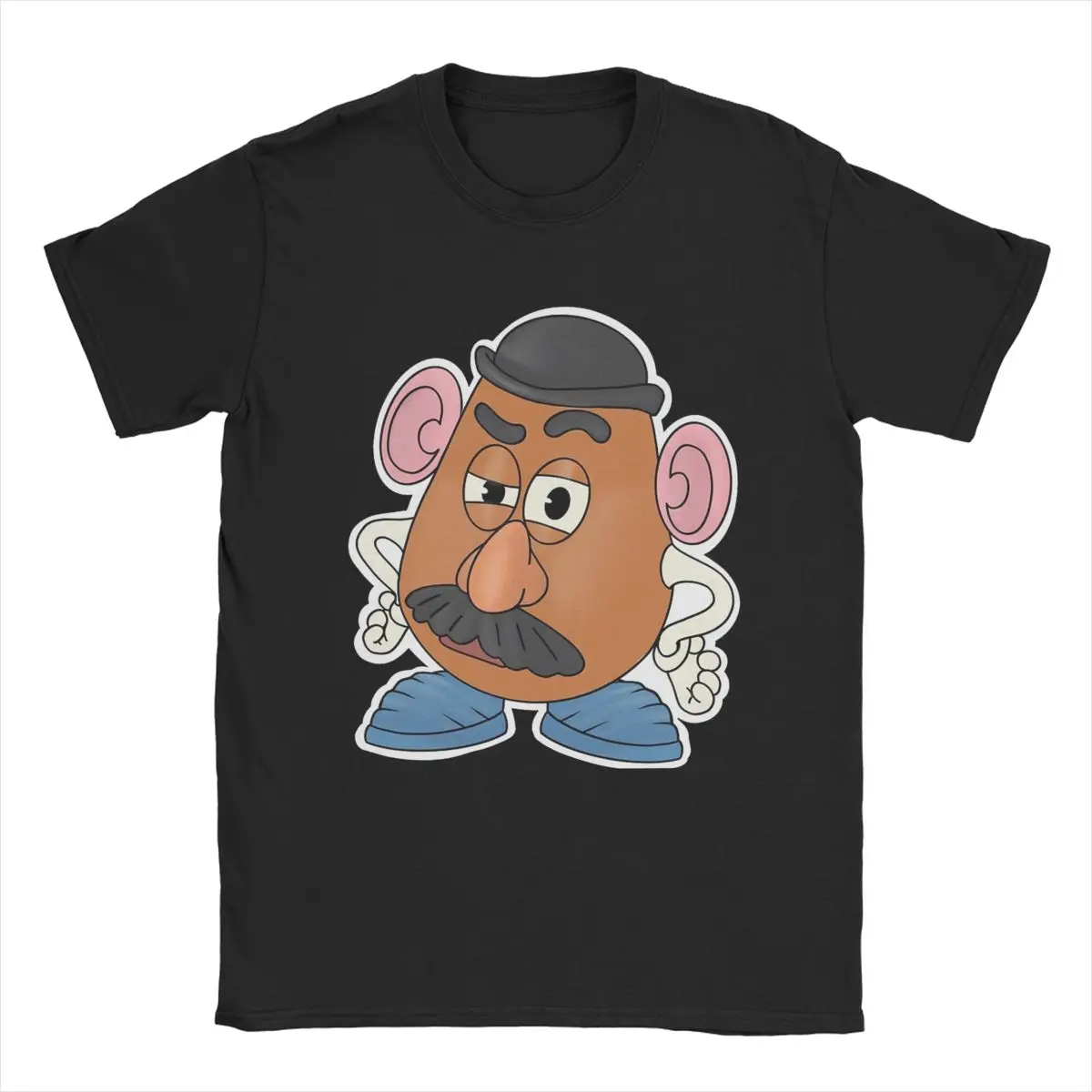 Men Mr. Potato Head Toy Story T Shirt Pure Cotton Clothes Humorous Short Sleeve Crew Neck Tee Shirt Birthday Gift T-Shirts