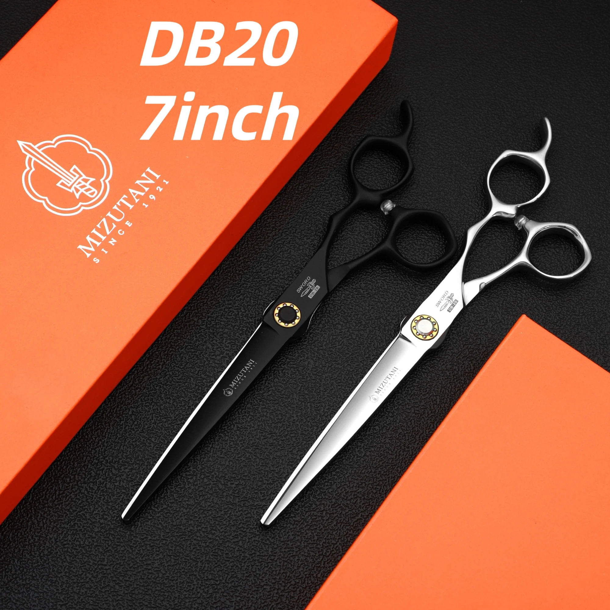 MIZUTANI barber scissors 7 inch VG10 material scissors Sharp and wear-resistant Barber professional hairdressing scissors