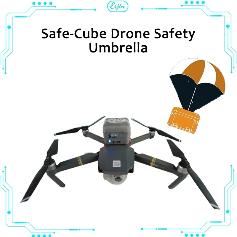 Safe Cube Drone Safety Umbrella Parachute Model Aircraft Crossover Aircraft Anti Explosion Aircraft Drone Universal Umbrella