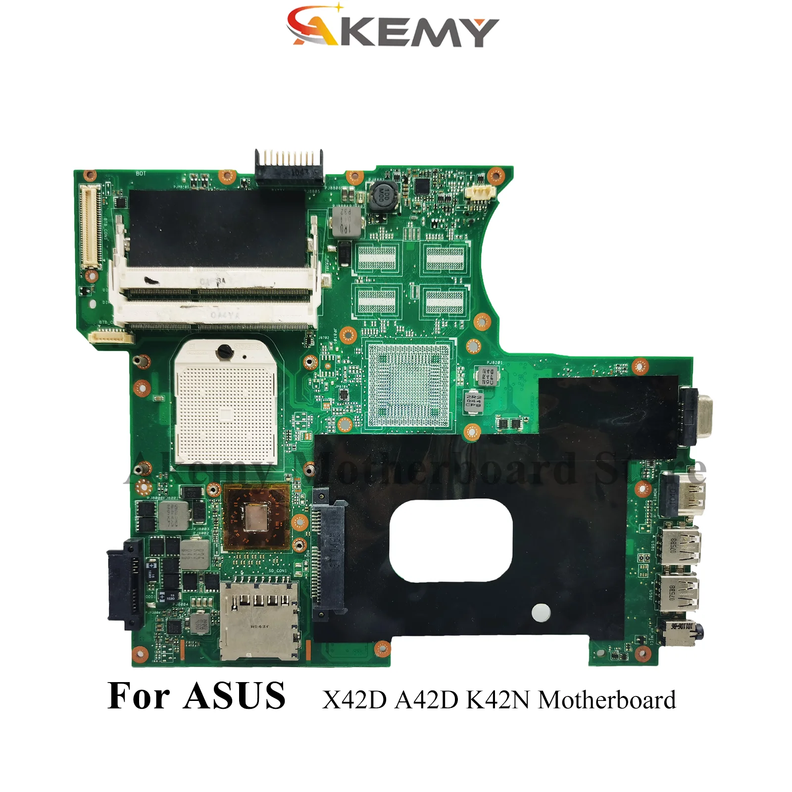 

Материнская плата K42N для ноутбука ASUS K42N X42D K42N A42D Материнская плата для ноутбука Цей товар в наличии 100% тестирование ОК быстрая доставка