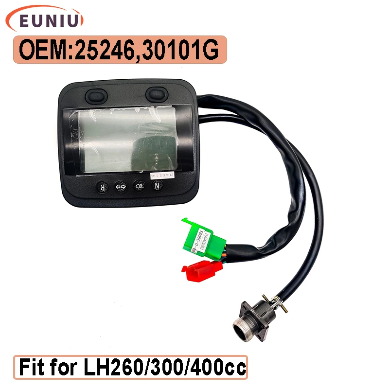 

LCD Speedometer Meter Assy For Linhai 260 300 300cc D300 G300 400cc ATV UTV GO Parts New 30101G Euro Standard Tachometer