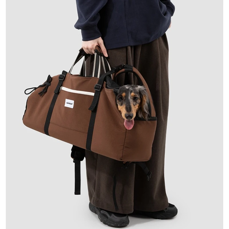 Dachshund Dog Cer Backpack Extra Long 56 cm, Lumbar & Head Pad, U Low Entry, Tail Vent, Balanced Weight, Waterproof