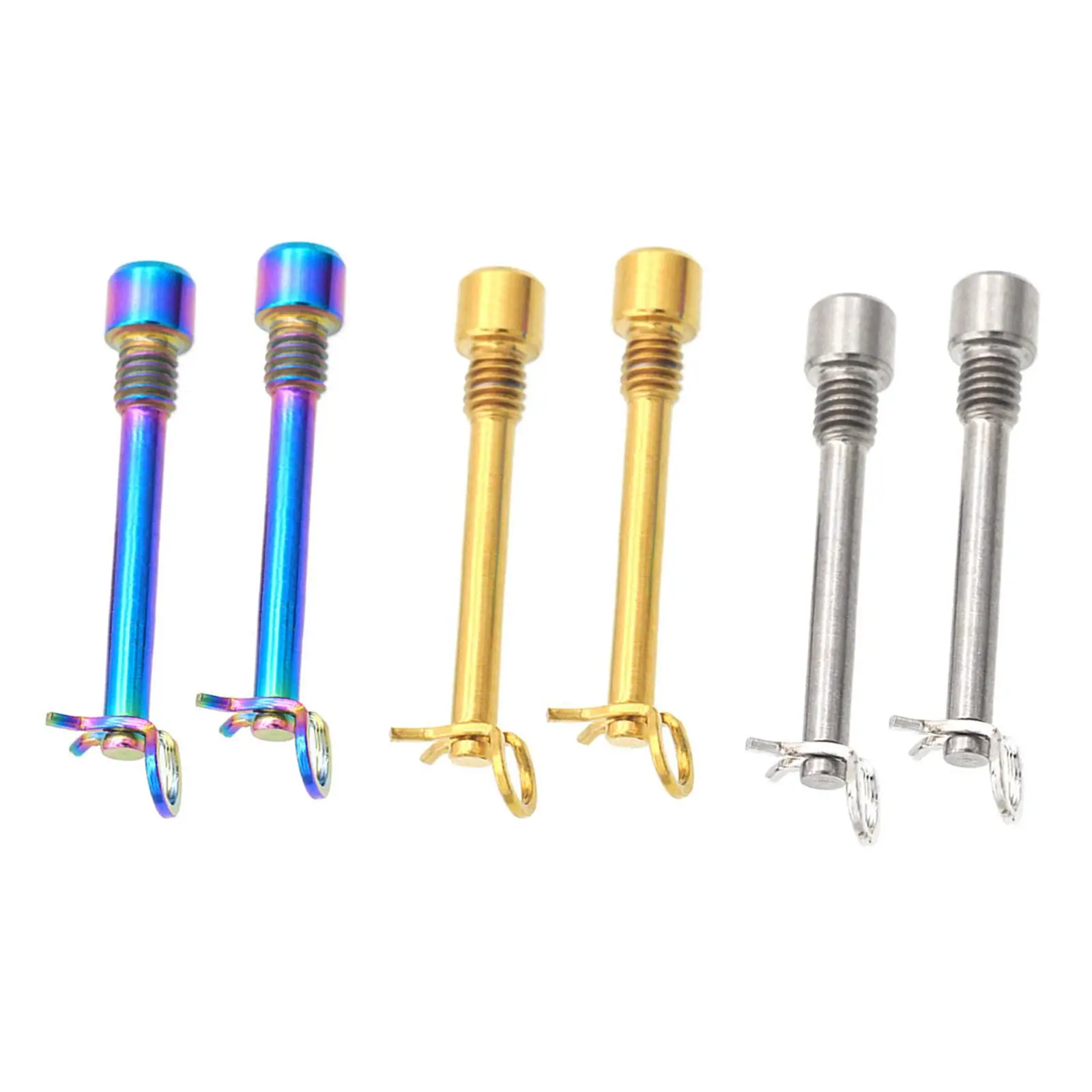 

2x Bike Disc Brake Bolts M4 Thread Durable Titanium Bolt 3mm Fittings Biking