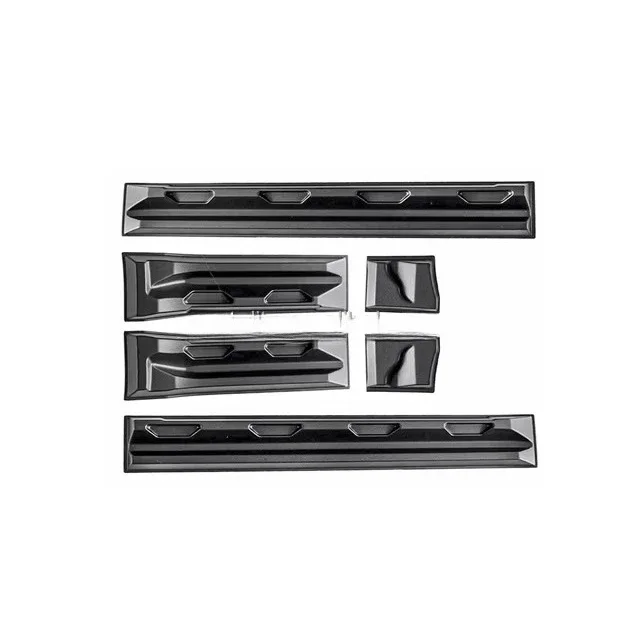 High Quality ABS Door Guard Plate Black Knight Side Skirts For Jetour T2 Traveler Accessories
