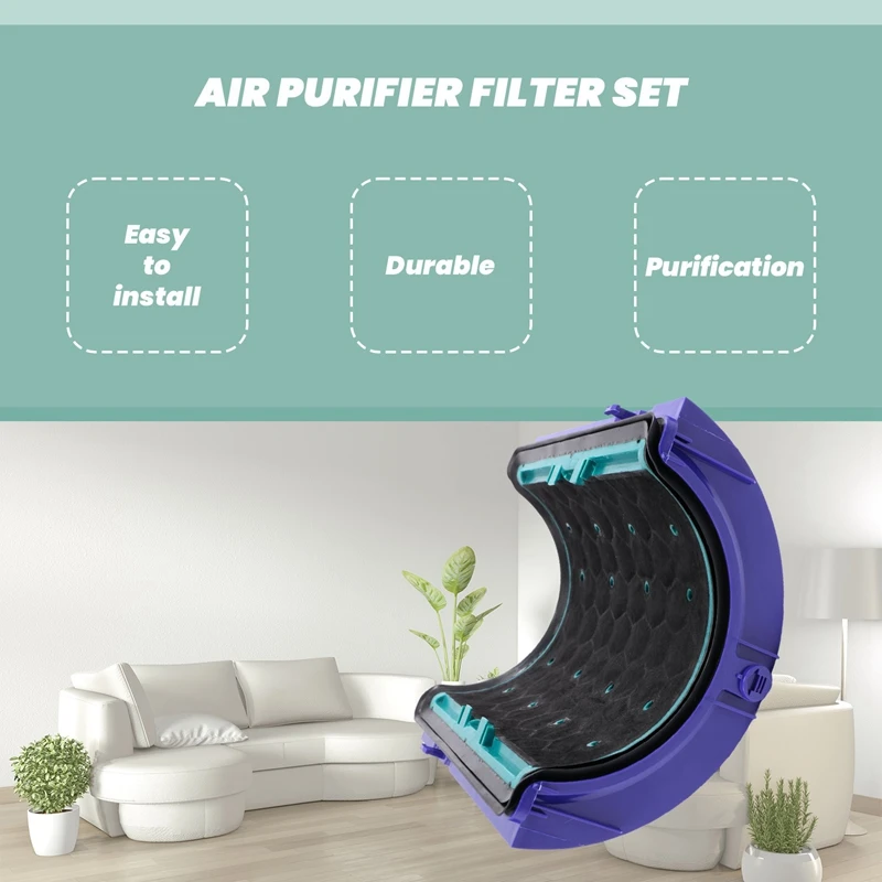 ●Replacements for Air Purifiers Filter,HP04 TP04 DP04 TP05 HP05 Purifying Fans Sealed Pure Cool Air Purifier-ABFB