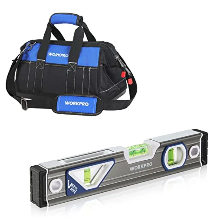 

16-дюймовая сумка для инструментов + 10-дюймовый торпедный уровень