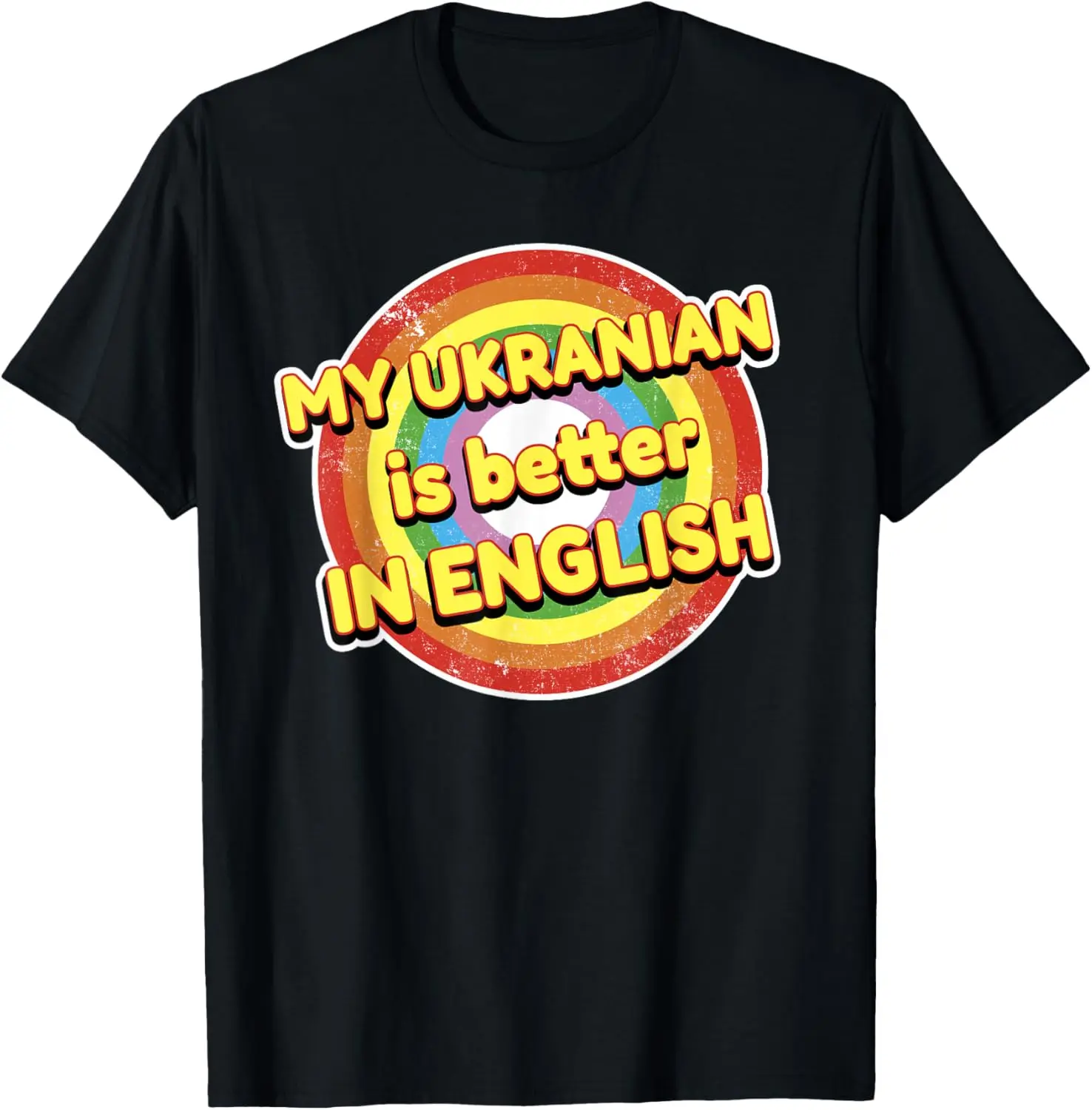 

English-Ukrainian Shirt My Language Skills Are Bilingual T-Shirt Men's A1and women's T-shirts